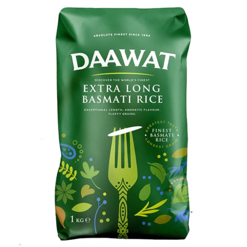 Basmati Rice XL (Extra Long) - Daawat Daawat 1kg 