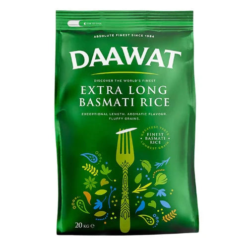 Basmati Rice XL (Extra Long) - Daawat Daawat 20kg 