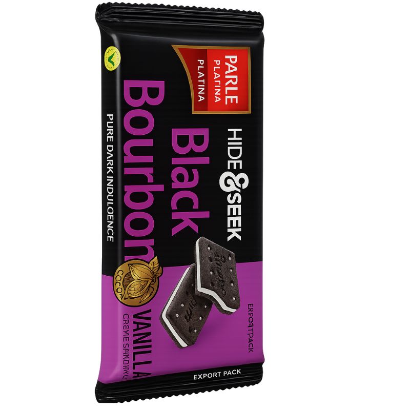 Black Bourbon Vanilla Biscuits 100g - Parle snacks Parle 