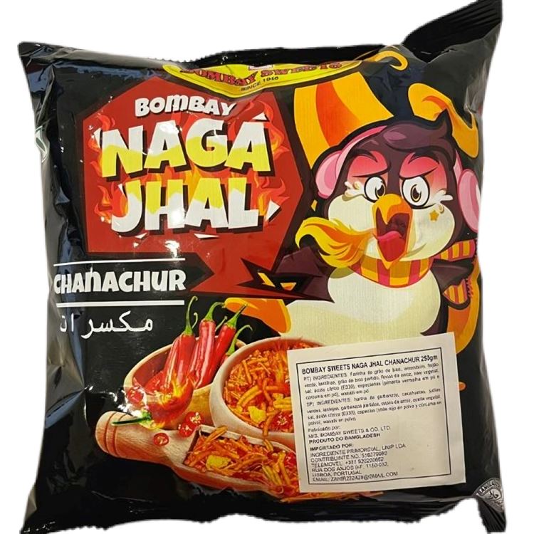 Bombay Naga Jhal Chanachur-250g-Bombay Sweets snacks Bombay Sweets 