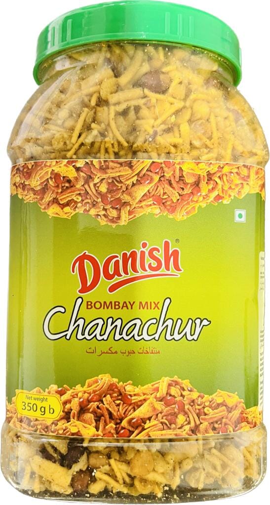 Chanachur Bombay Mix (Jar) - Danish snacks Danish 350g 