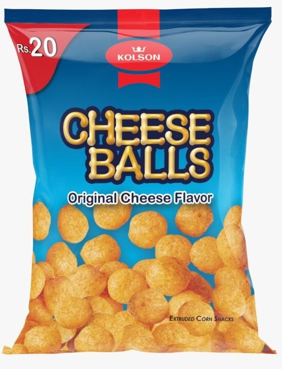 Cheese Balls Original - 60g-Kolson snacks Kolson 