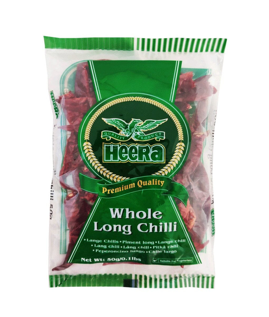 Chilli Whole Long-50g-Heera Spice Heera 