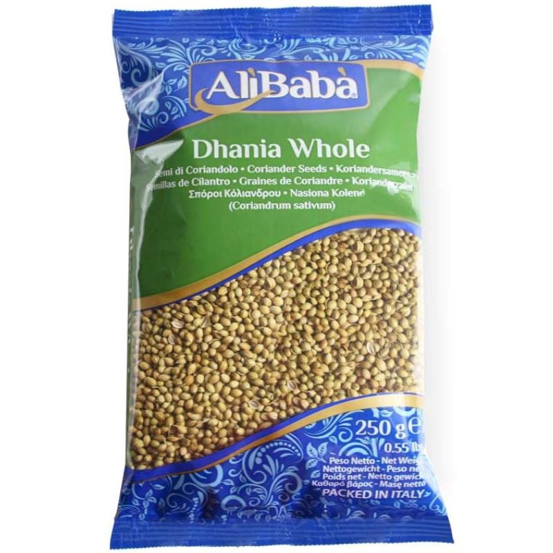 Coriander Whole (Dhania) - Ali Baba Spice Baazwsh 250g 