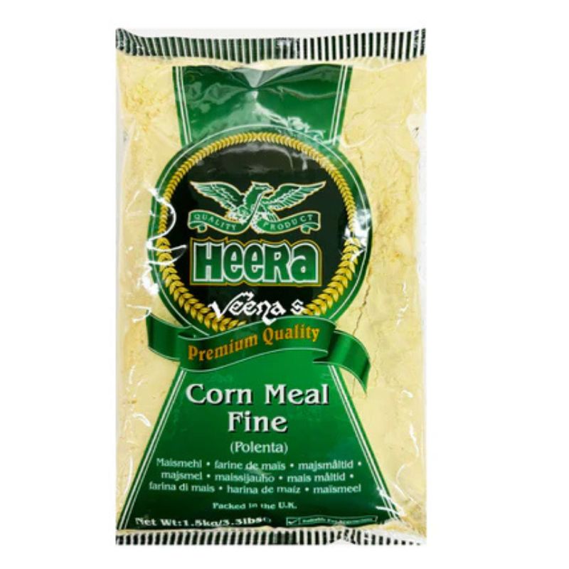 Cornmeal Medium (Makki Atta) 1.5kg-Heera flours Heera 