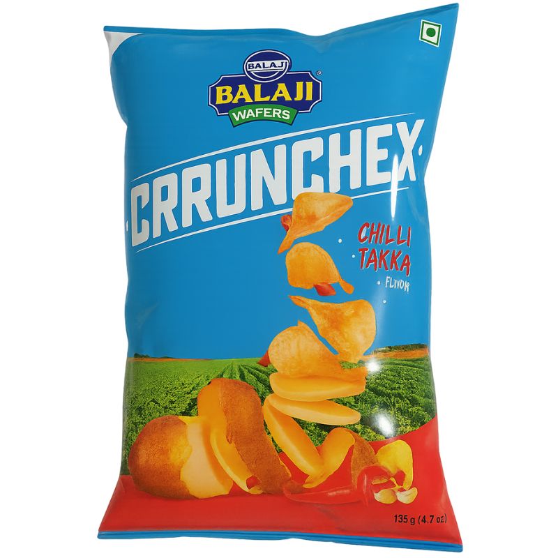Crunchex Chilli Tadka 135g - Balaji snacks Balaji 