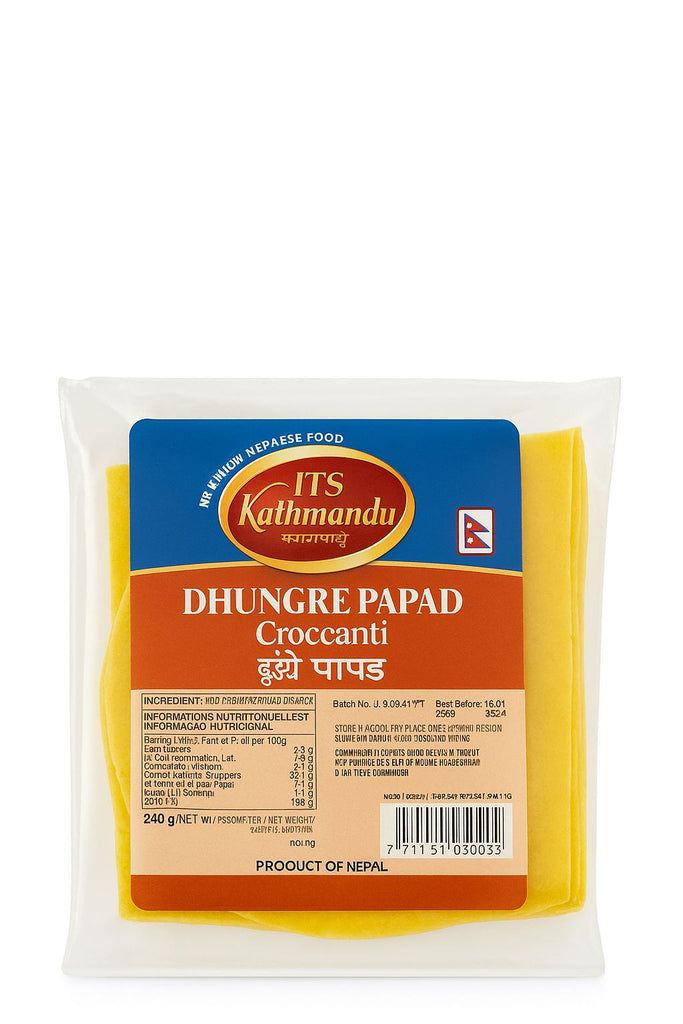 Dhungre Papad (Croccanti) – ITS Kathmandu snacks ITS Kathmandu 