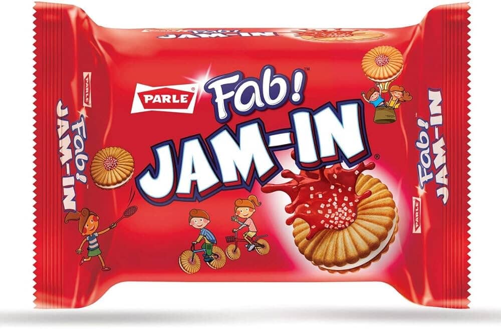 Fab Jam-In Biscuits 63g - Parle cookies Parle 