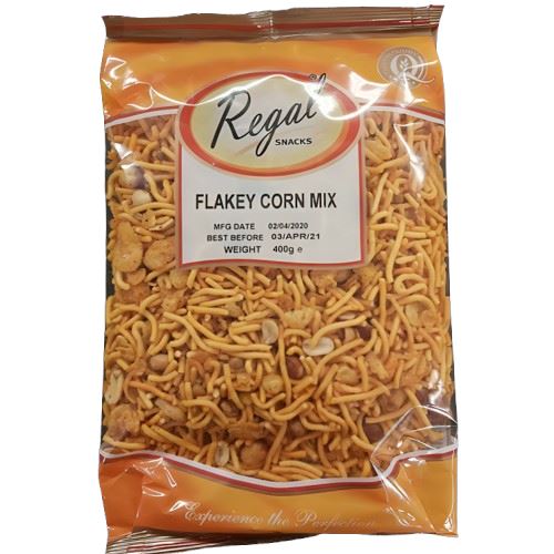 Flakey Corn Mix 375g-Regal snacks Regal Snacks 