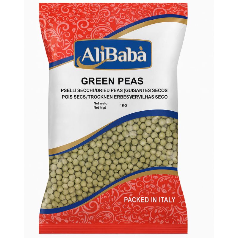 Green Peas Whole 1kg - Ali Baba BEANS Ali Baba 