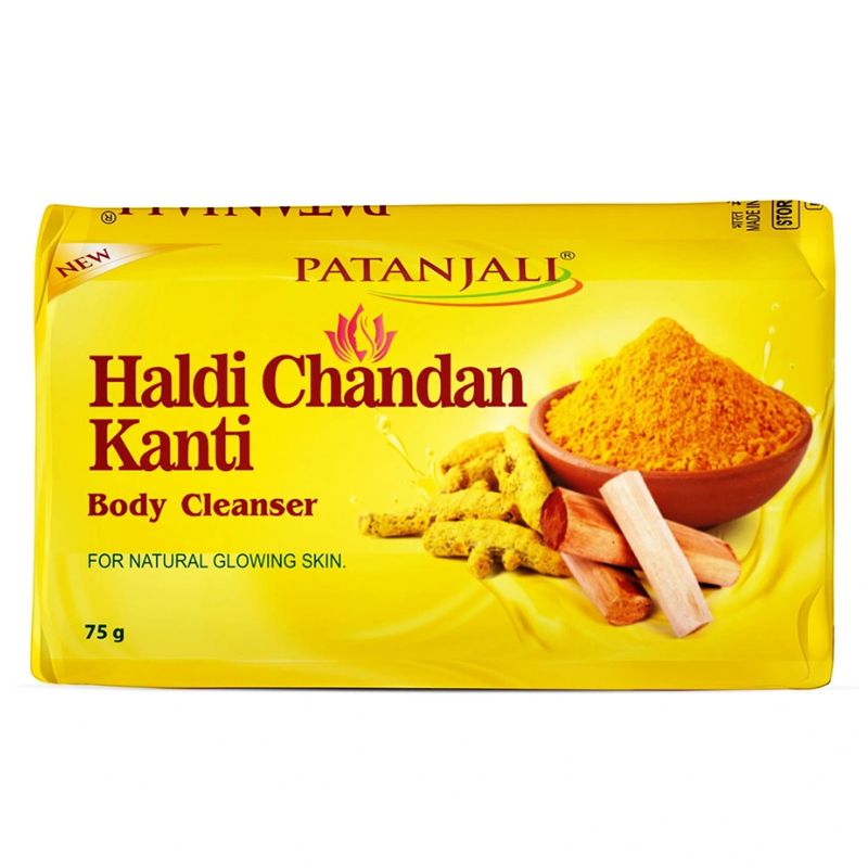 Haldi Chandan Kanti Body Cleanser Soap 150g - Patanjali Beauty Patanjali 