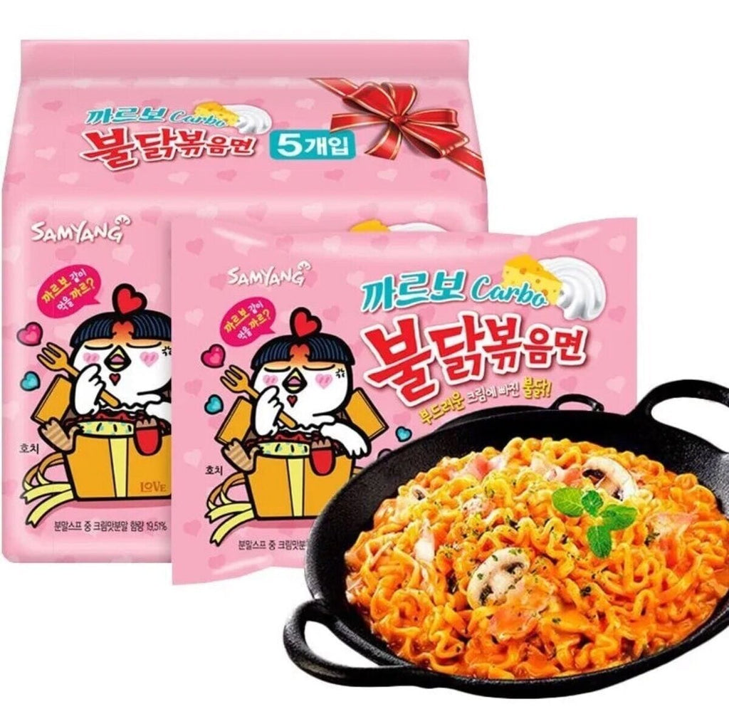 Hot Chicken Carabonara Ramen Noodle 130g-Samyang Baazwsh 130gx10 