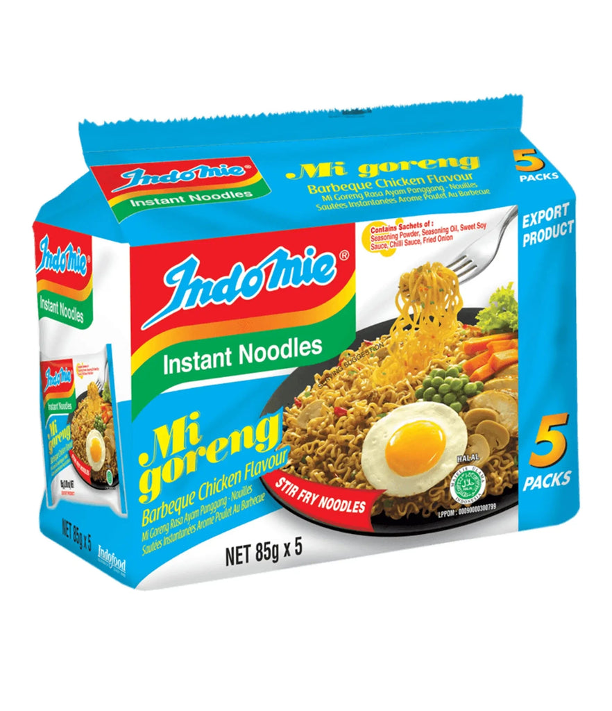 Instant Noodle BBQ 80g - Indomie Expire Date 03-03-2025 noodle Indomie 75gx5 