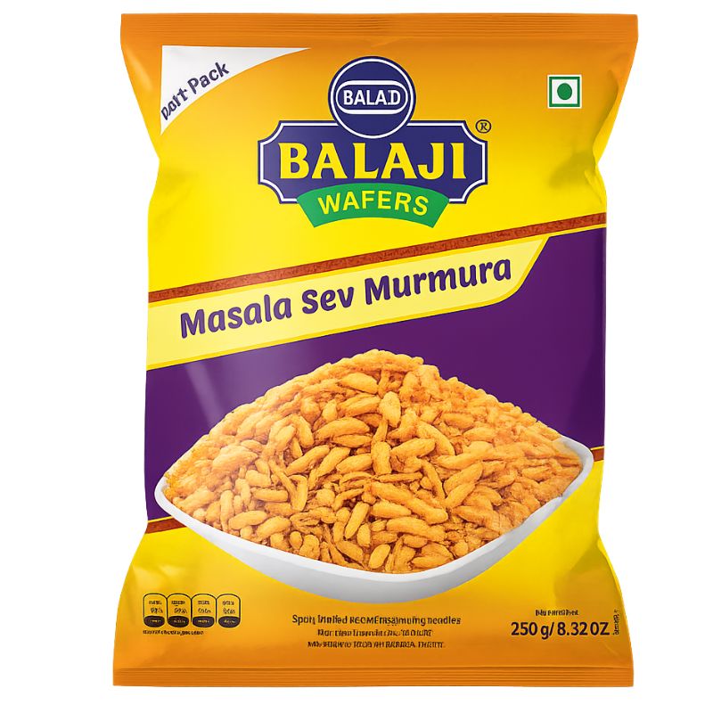 Masala Murmura Sev 250g - Balaji snacks Balaji 
