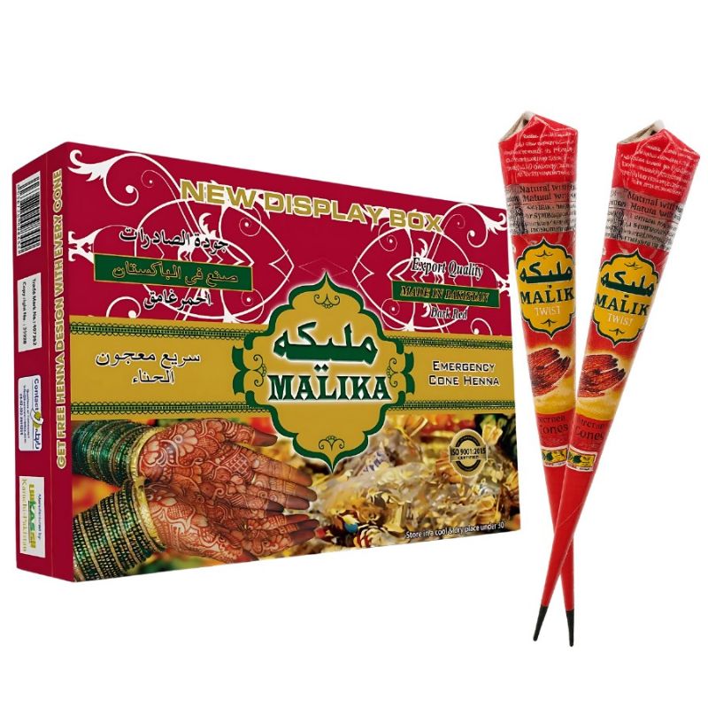 Mehndi Cone Red 50g - Malika Beauty Malika 