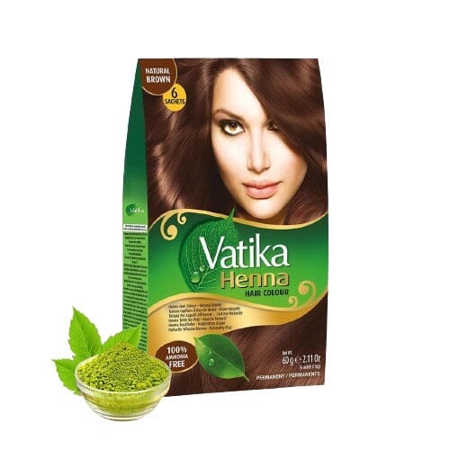 Natural Brown Mehndi Powder 60g-Vatika Beauty Vatika 