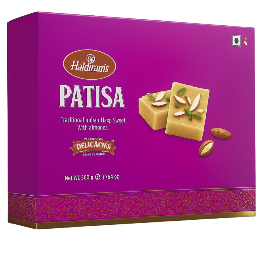 Patisa w/Desi Ghee (Premium) 500g - Haldiram's Haldiram`s 