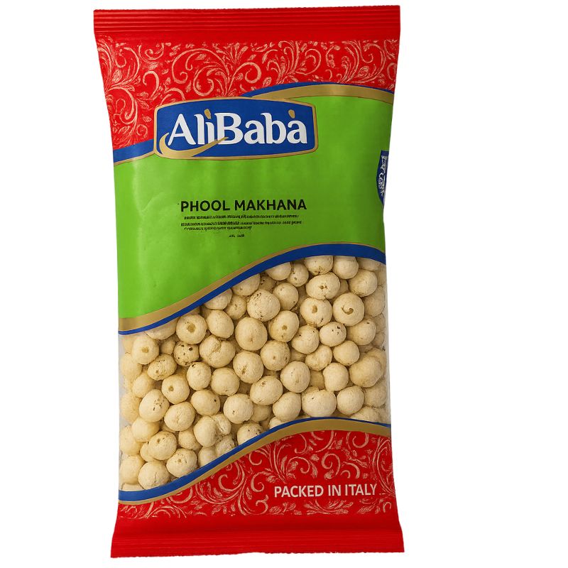 Phool Makhana (Lotus Seeds) - Ali Baba Spice Ali Baba 100g 