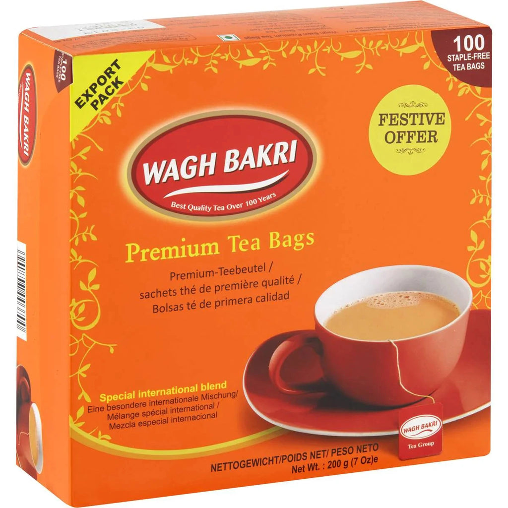 Premium Tea Bags 100´s - Wagh Bakri TEA Wagh Bakri 