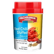 Red Chilli Stuffed Pickle 800g - Pachranga Pachranga 