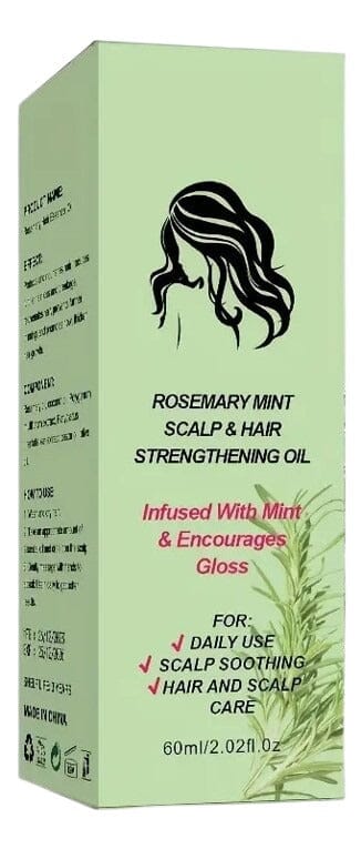 Rosemary Mint Hair Oil 60ml oil Baazwsh 