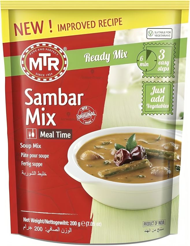 Sambar Mix-200g-Mtr Ready & Mix Mtr 