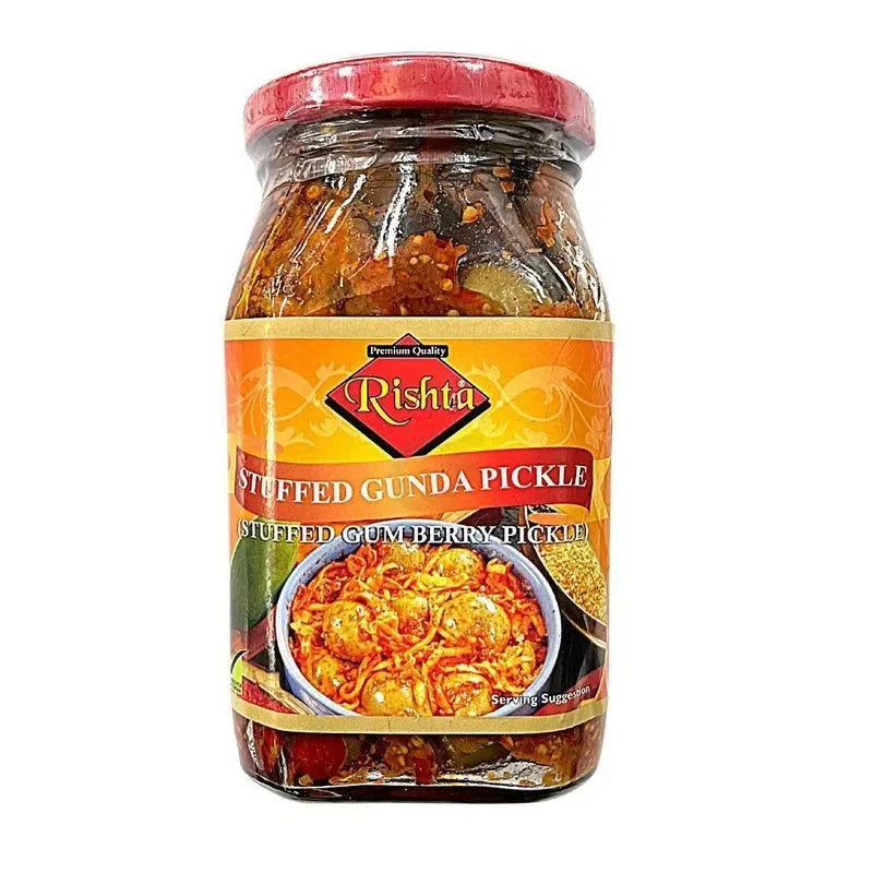 Stuffed Gunda Pickle (Lasuda) 400g - Rishta – Baazwsh