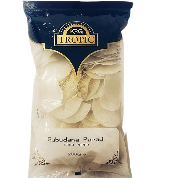 Subusana Papad-200g (Sago Papad)-Krg snacks Krg 