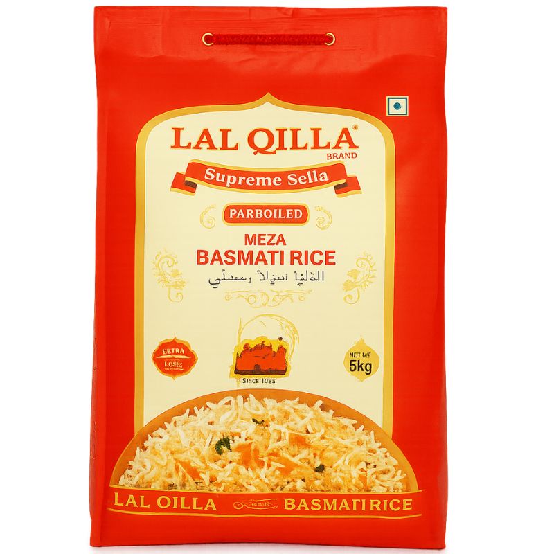 Supreme Sella Basmati Rice 5kg - Lal Qilla Rice Lal Qilla 