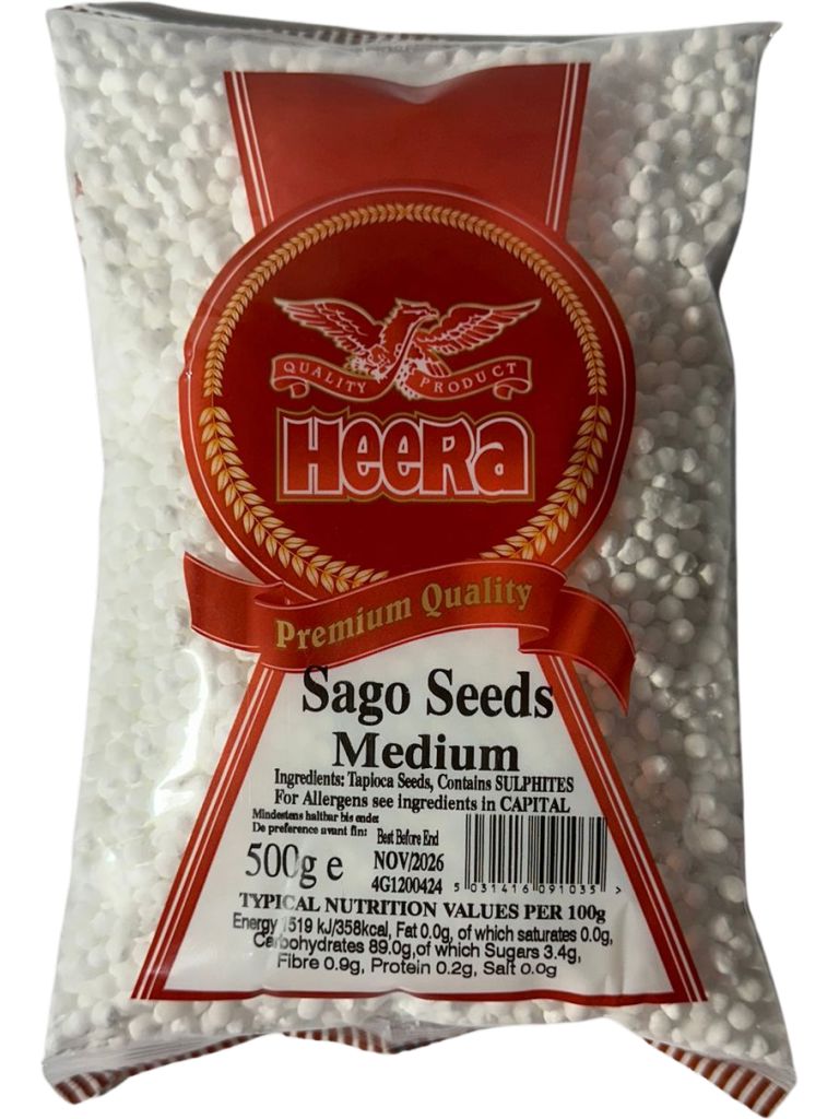 Tapioca (Sabudana) Medium 500g - Heera Heera 