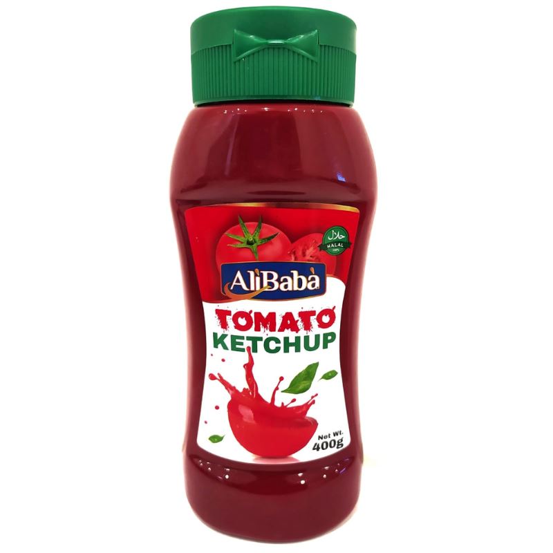 Tomato Ketchup (Bottle) 400g - Ali Baba (100% Halal) Ali Baba 