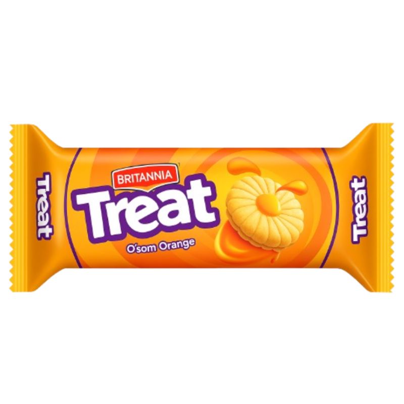 Treat Fruit Cream Orange 100g - Britannia cookies Britannia 