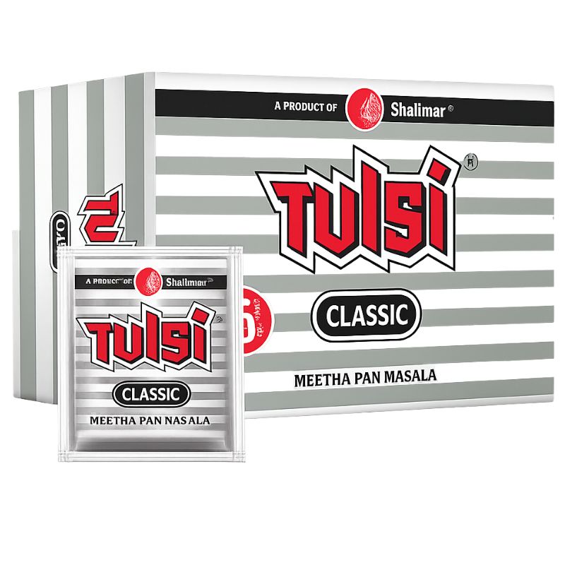Tulsi Classic Meetha Pan Masala Freshener Tulsi 48x10g 