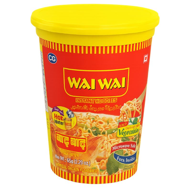 Wai Wai Chicken Instant Cup Noodle 65g noodle Wai Wai 