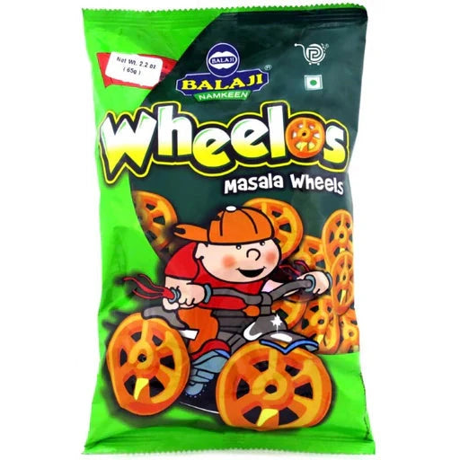 Wheelos Masala Wheel 55g-Balaji snacks Balaji 