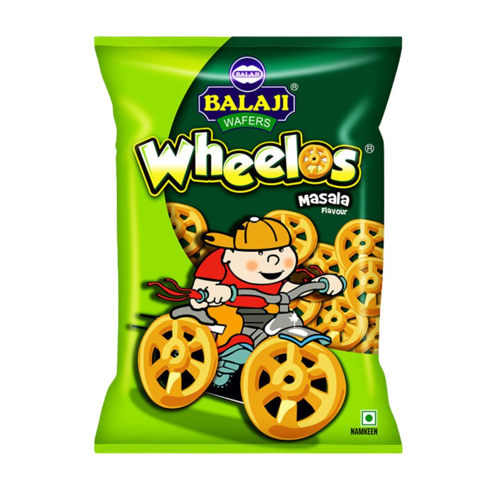 Wheelos Masala Wheel 55g-Balaji snacks Balaji 