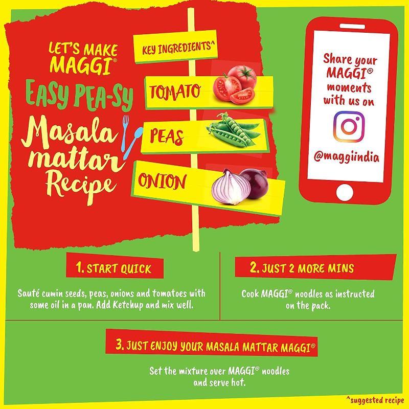 2-Min Masala Noodle 60g - Maggi Baazwsh 