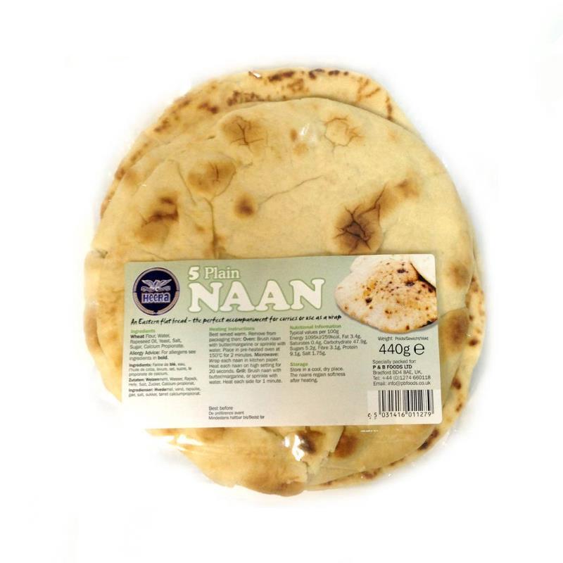 5 Plain Naan - Heera Baazwsh 