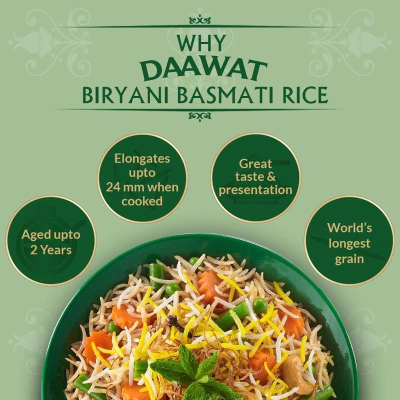 Basmati Rice XL (Extra Long) 5kg - Daawat Baazwsh 