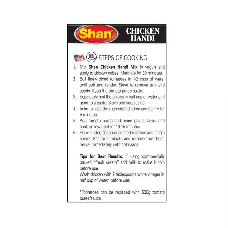 Chicken Handi Masala 50g - Shan Baazwsh 