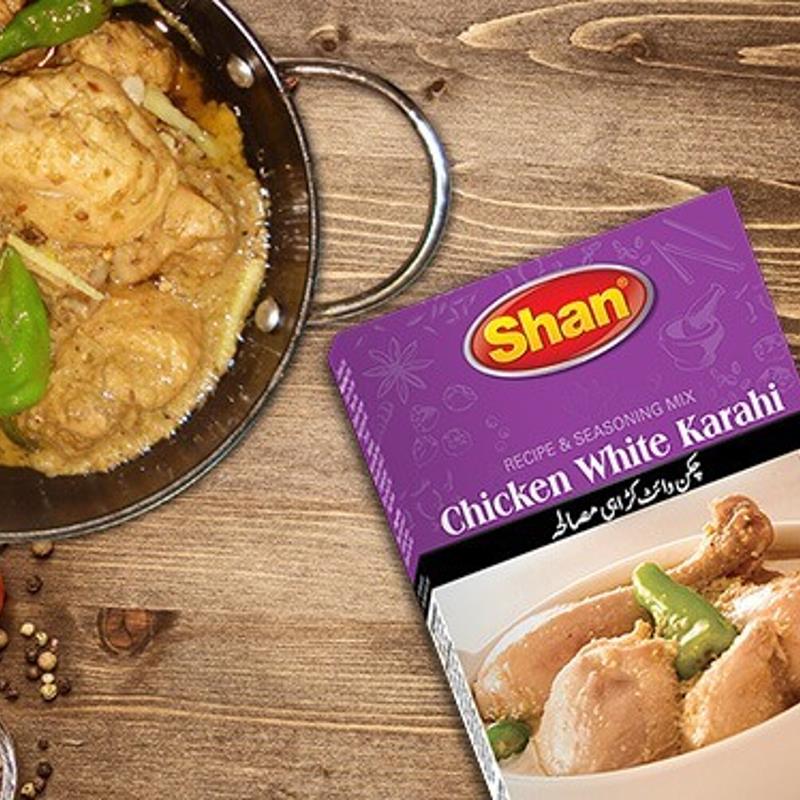 Chicken White Karahi Masala 40g - Shan Baazwsh 