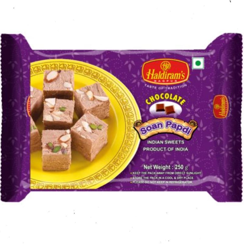 Chocolate Soan Papdi 200g - Haldiram`s Baazwsh 