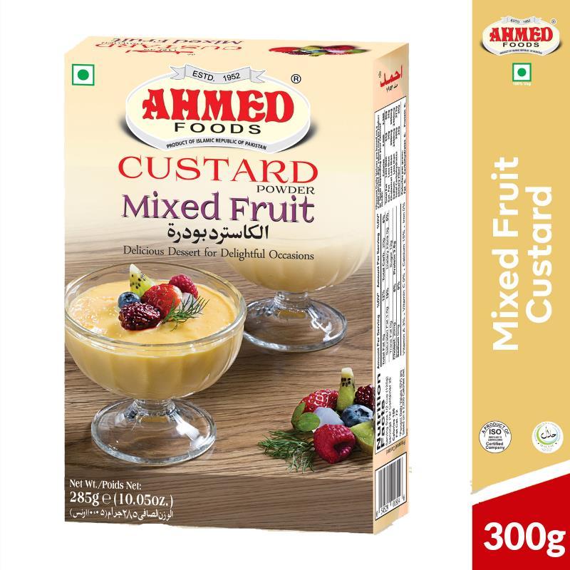 Ahmed Foods Poudre pour crème pâtissière (goût fraise) - 300 g - Lot de 3 :  : Epicerie