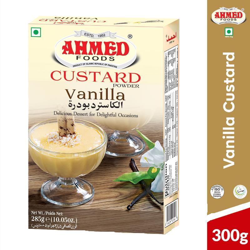 Ahmed Foods Poudre pour crème pâtissière (goût fraise) - 300 g - Lot de 3 :  : Epicerie