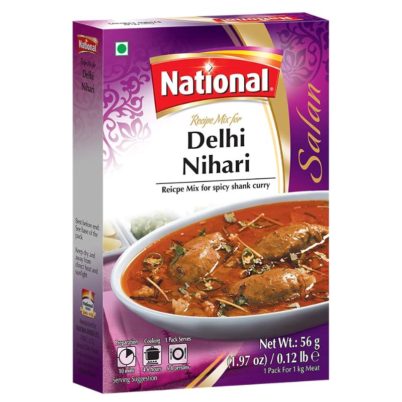 Delhi Nehari Masala 112g - National Baazwsh 