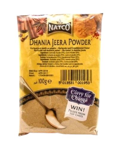 Dhania Jeera Powder - Natco/Jalpur Spice Baazwsh 100g 