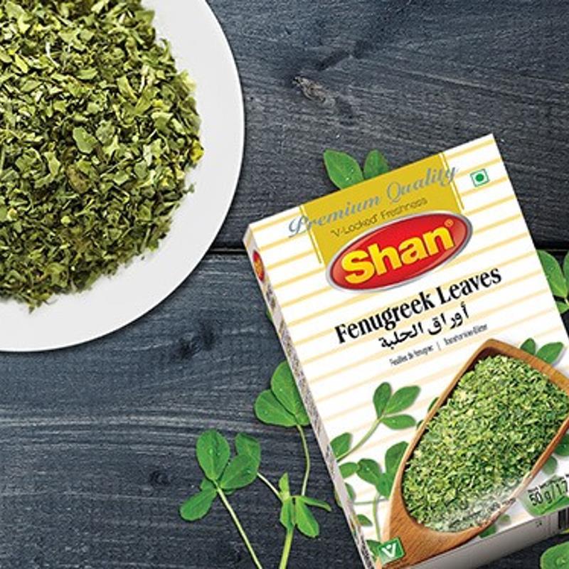 Fenugreek Leaves (Kasoori Methi) 50g - Shan Baazwsh 