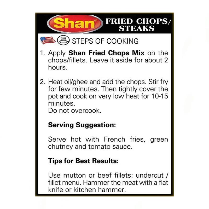 Fried Chops/Steaks 50g - Shan Baazwsh 