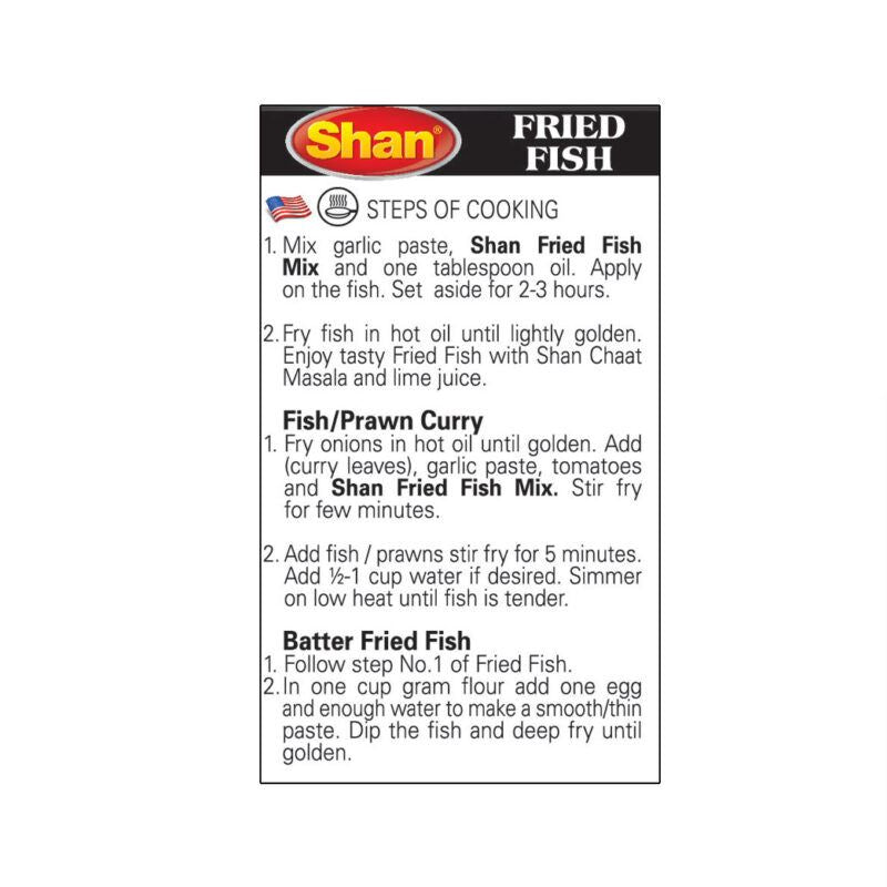 Fried Fish Masala 50g - Shan Baazwsh 