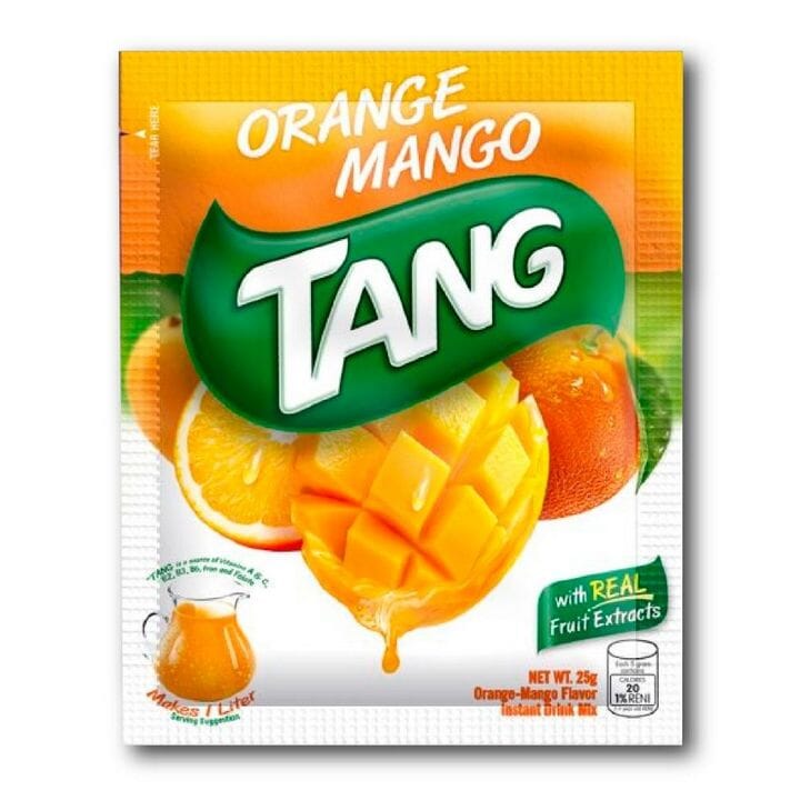 Instant Orange Drink Mix 25g - Tang Syrup Baazwsh 